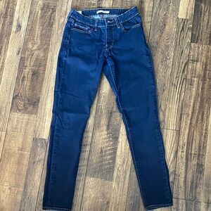 Levi's Navy Skinny Jeans